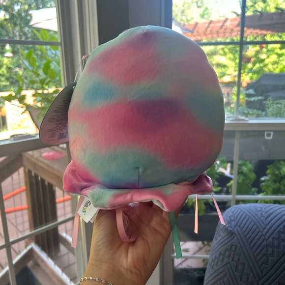 Krisa the pink tye dye jellyfish squishmallow NWT 8in - Picture 3 of 5